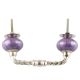 Neon Purple Cearmic Cut Bridge Handles